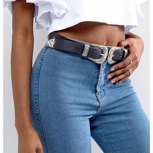 ASOS - Double Buckle Western Belt